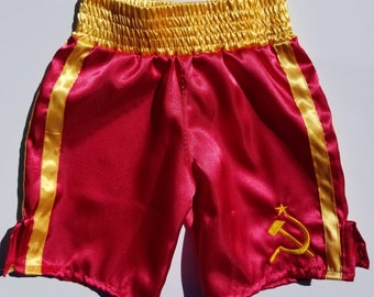 Ivan Drago Kids' Boxing Trunks (Personalized) - Halloween Special!