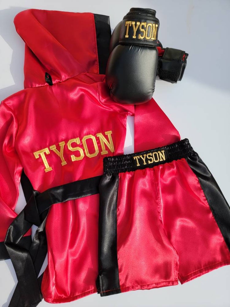 Kids Boxing Robe/ Big Boy/big Girl Boxing Fighter Set Etsy