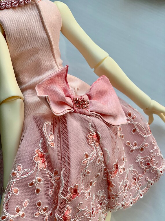 GARAGE sale - Dress vintage antique for Lillycat Cerisedolls Slim MSD clothes outfit dress bjd doll
