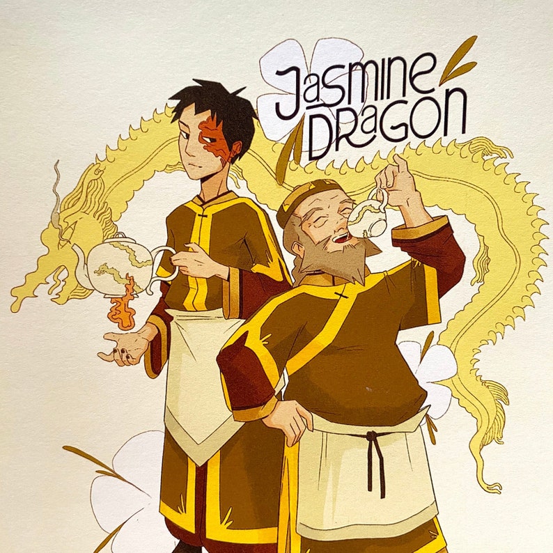 The Jasmine Dragon Tea Shop ATLA Avatar The Last Airbender Etsy