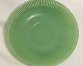 Fire King Jadeite Jane Ray Saucer Plate 5.75 quot Jadite Anchor Hocking Replacement