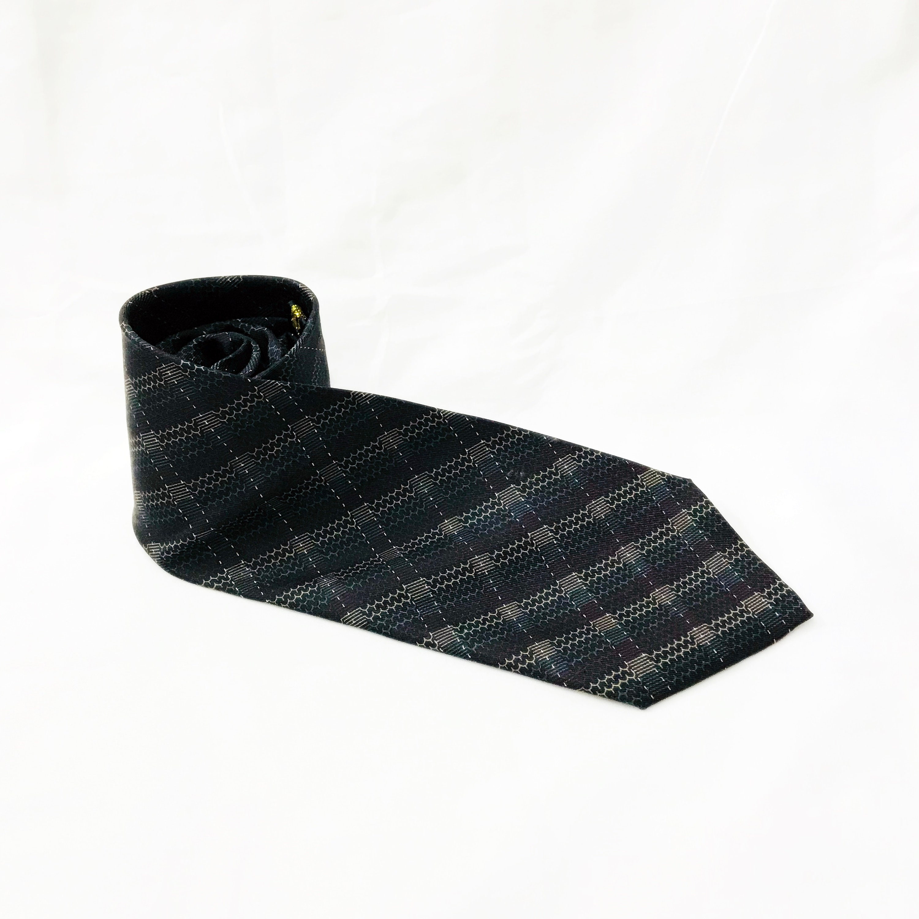 小物 Vintage leathe Narrow Tie Leather Skinny Neck Tie, Vintage Necktie,gift for Men, for