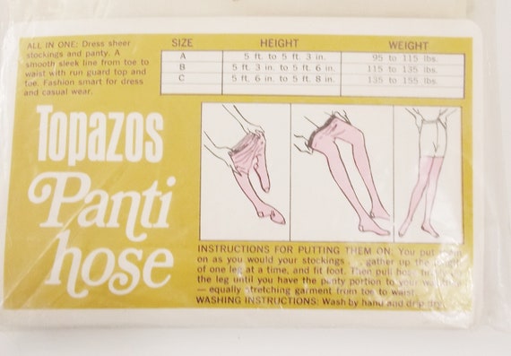 Topaz panty hose Clearance
