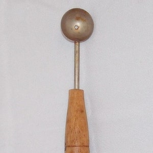 Melon Ball Baller Spoon Wooden Handle Mini Scoop Scooper Vintage