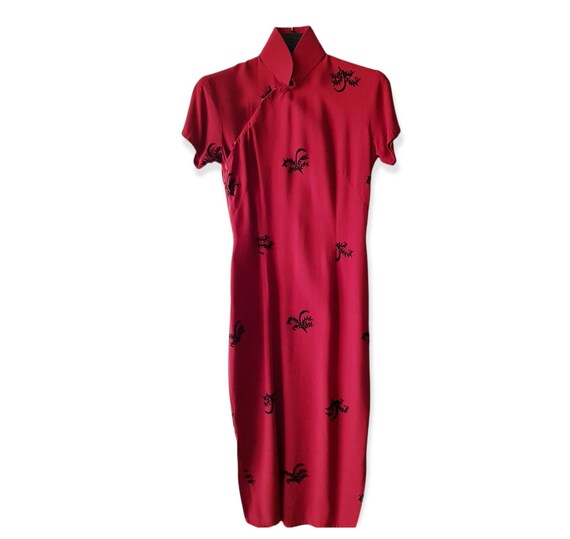 Vintage Qipao 1940 S 1950 S Cheongsam Dress Cotton Etsy Vintage Qipao 1940 S 1950 S Cheongsam Dress Cotton Etsy
