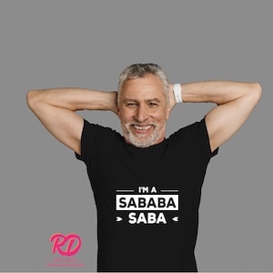 Jewish grandfather saba gift t-shirt