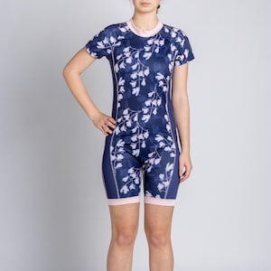 Back Zip Swimsuit - Blossom