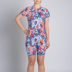 Back Zip Swimsuit - Butterfly