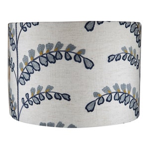 Floral Embroidered Handmade Lampshade, Handmade Lampshades, Table ...