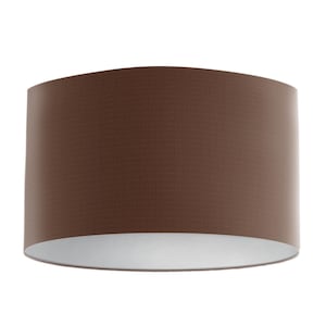 Brown Lampshade with 100% cotton fabric, Handmade Lampshades, Table Lampshades, Ceiling Lamp shades