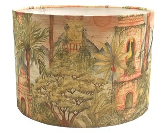 Eden Ruins Handmade Lampshade for Table/Floor lamps and Ceiling/Pendant Lamps