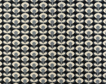 Orla Kiely Bicolor Vástago De Tela Gris Cálido Sombra De Tambor