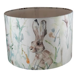 Voyage Rabbit lampenkap, handgemaakte lampenkappen, tafellampenkappen, plafondlamp tinten, handgemaakte lampenkap, lampenkappen afbeelding 4