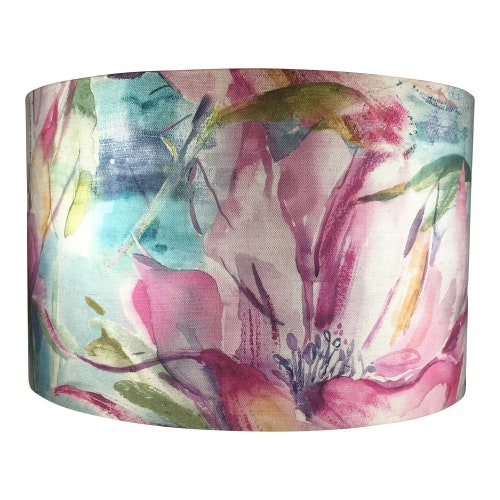 Handmade Drum Lampshade Fabric Design Lamp Handmade Drum Lampshade Fabric Design, How Do You Cover A Drum Lampshade With Fabric