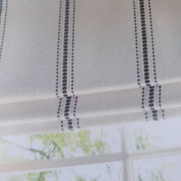 Beautiful handcrafted  made to measure roman blinds curtains window treatments with a choice of 6 colourways