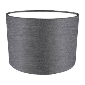 Schiefer Stoff Lampenschirm, handgemachte Lampenschirme, Tischlampenschirme, Deckenlampenschirme, Grauer Lampenschirm, handgemachte Lampenschirm