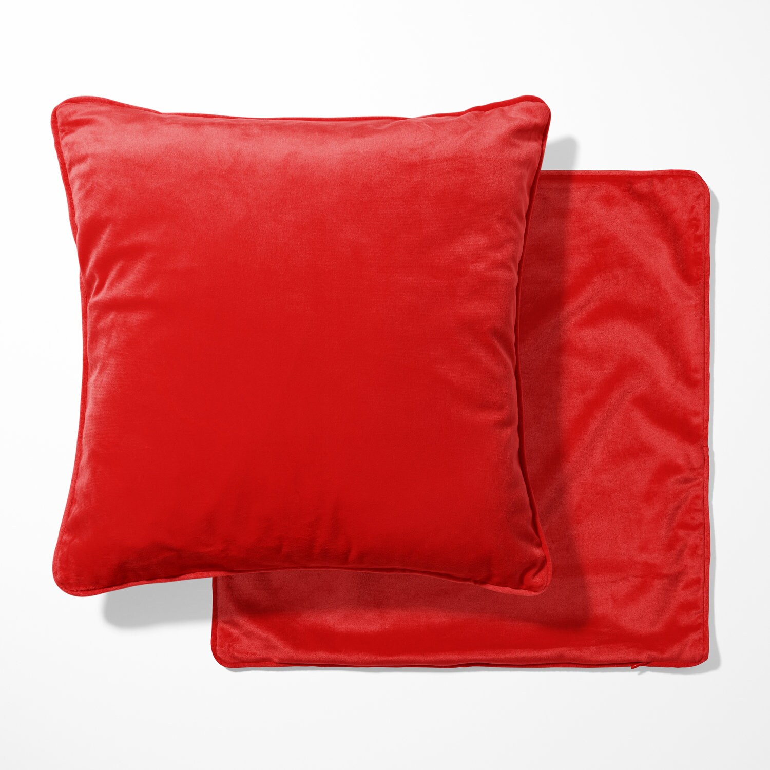 Extra Large Scarlet Velvet Double Sided Cushion With Optional