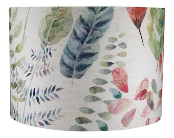 Kenton Leaf Lampshade, Handmade Lampshade, Table Lampshade, Ceiling Pendant, Country Lampshade, Handmade Lamp Shade