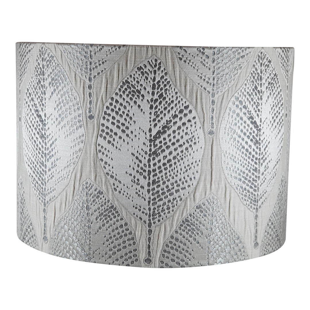 Silver Grey Handmade Lampshade, Handmade Lampshades, Table Lampshades