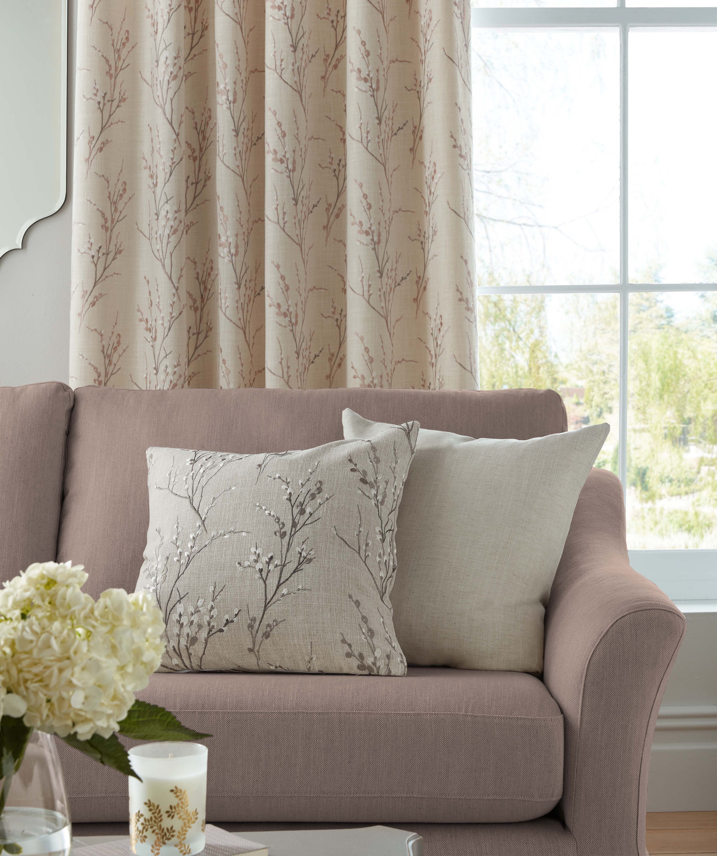 Laura Ashley Pussy Willow Made to Measure Bespoke Handcrafted