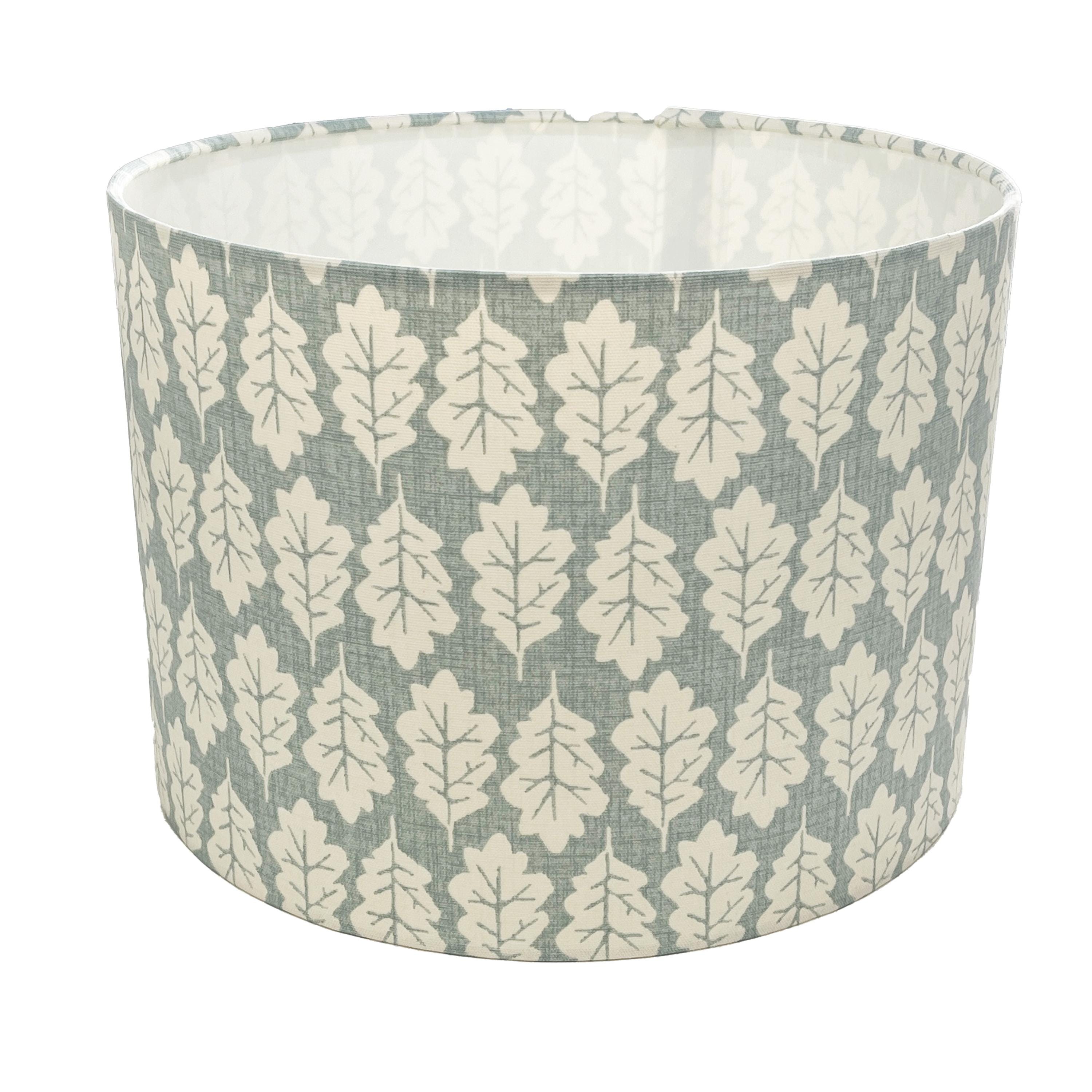Oakleaf Handmade Lampshade - Tree-Inspired Decor for Your Home - Stylish Duckegg lampshade