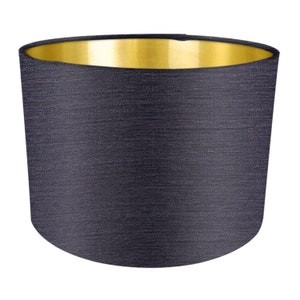 Aubergine Fabric Lampshade, Brushed Gold, Handmade Lampshades, Table Lampshades, Ceiling Lamp shades, Purple Lampshade, Handmade Lamp Shade