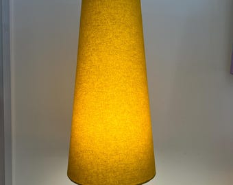 50cm Extra Tall Conical Lampshade | Handmade Fabric Floor Lamp Shade | Made in Britain