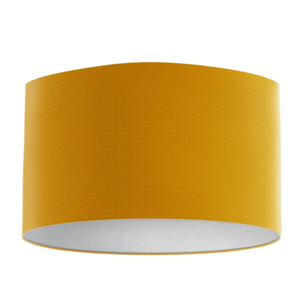 Abat-jour or moutarde avec tissu 100 % coton, abat-jour faits main, abat-jour de table, abat-jour de plafond, abat-jour jaune