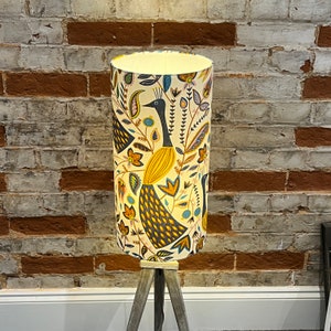 Peacock Extra Tall Handmade Lampshade, Suitable for Table Lamp, Floor Lamp