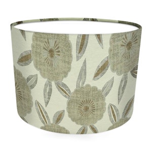 Florentina Flower Lampshade, Handmade Lampshades, Table Lampshades, Ceiling Lamp shades, Natural Lampshade, Handmade Lamp Shade