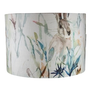 Voyage Rabbit lampenkap, handgemaakte lampenkappen, tafellampenkappen, plafondlamp tinten, handgemaakte lampenkap, lampenkappen afbeelding 3