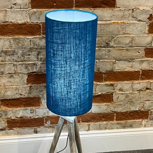 Hessian Extra Tall Handmade Lampshade, Suitable for Table Lamp, Floor Lamp