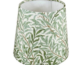 Pantalla de lámpara Empire hecha a mano con tela Willow Bough de William Morris