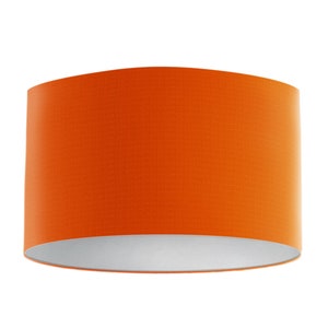 Orange Lampshade with 100% cotton fabric, Handmade Lampshades, Table Lampshades, Ceiling Lamp shades, orange Lampshade