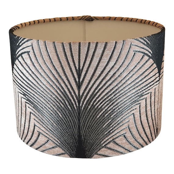 New York Art Deco Handmade Lampshade in Pink Handmade Lampshades