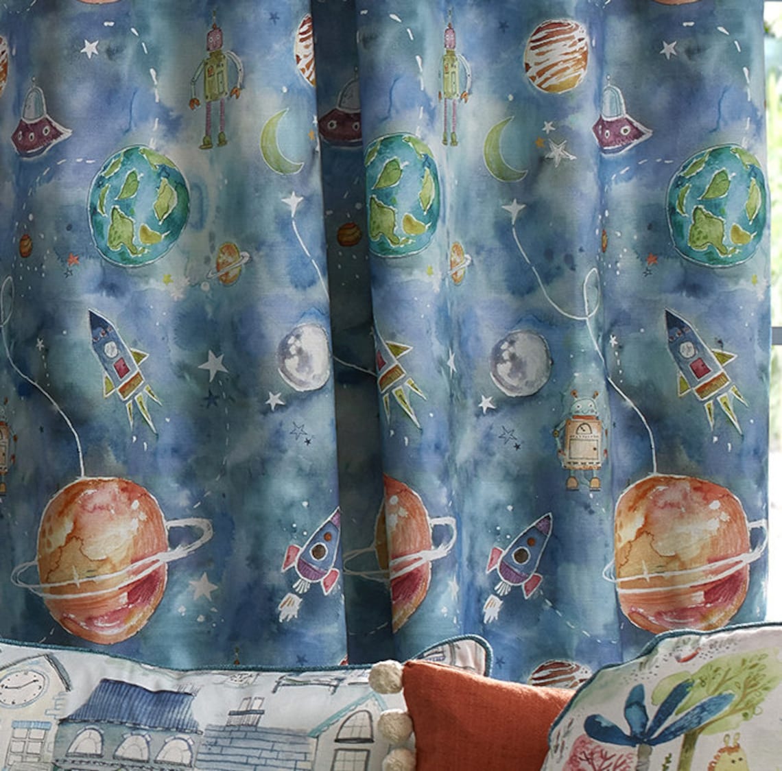 Made to Measure Curtains Childrens Bedroom Sample Nursery Etsy UK
