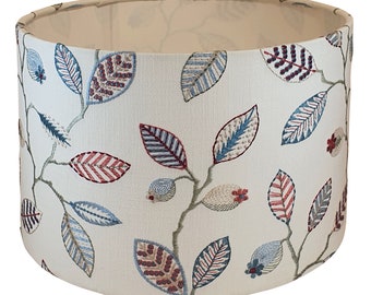 Amore embroidered Handmade Lampshade, Handmade Lampshades, Table Lampshades, Ceiling Lamp shades, leaf Lampshade, Handmade Lamp Shade