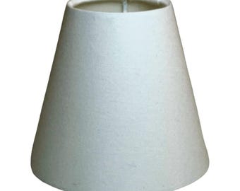 Candle Clip Lampshade, Handmade Lampshades, Chandelier Lampshades, White Lampshade, Wall Lampshade, Handmade Lamp Shade, Clip On Lampshade