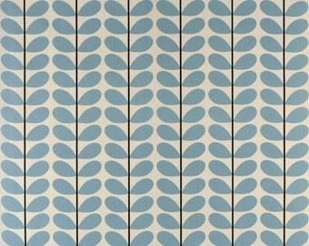 Orla Kiely Bicolor Vástago De Tela Gris Cálido Sombra De Tambor