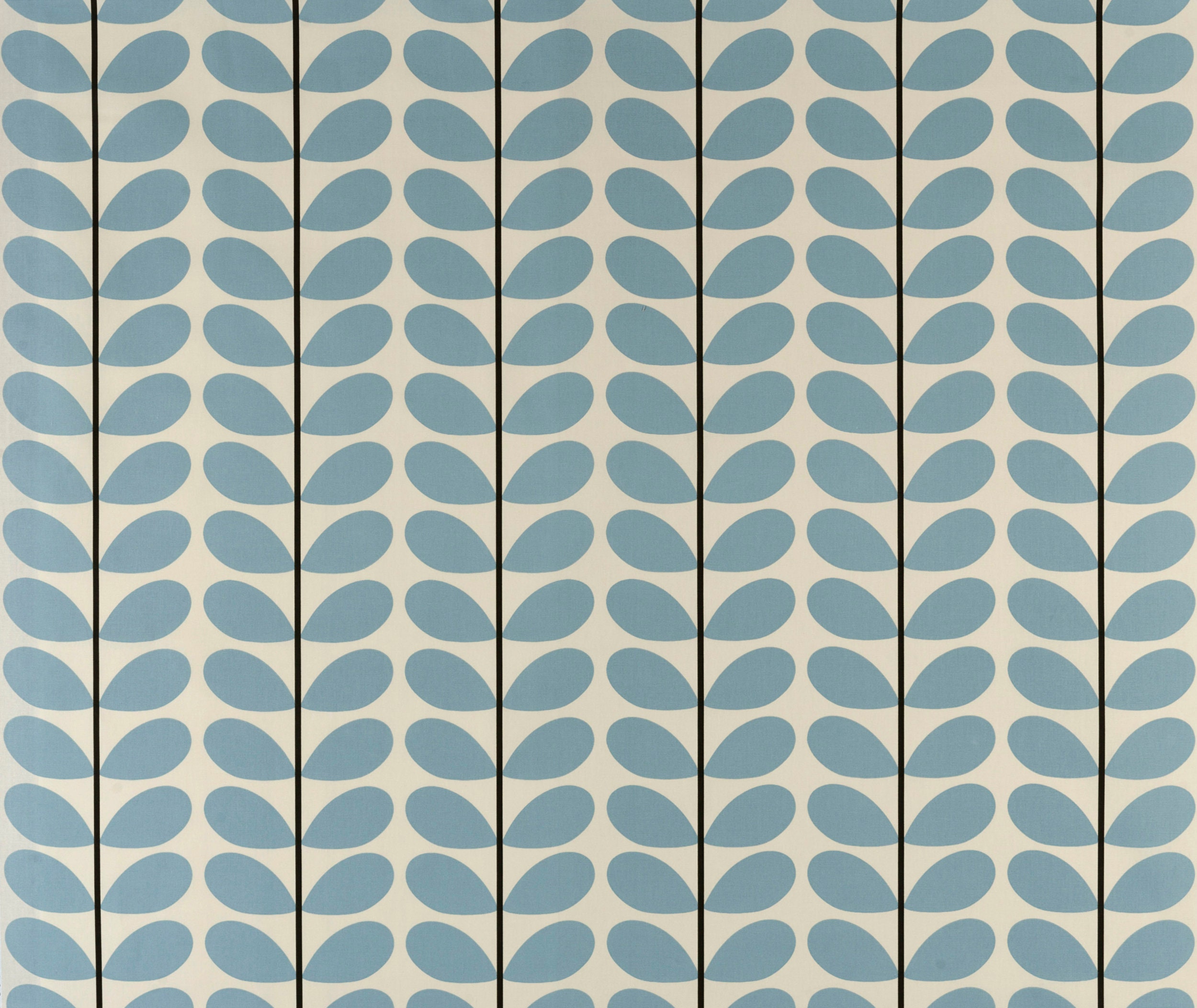 Orla Kiely Two Colour Stem Powder Blue, Curtain Fabric, Craft Fabric,…