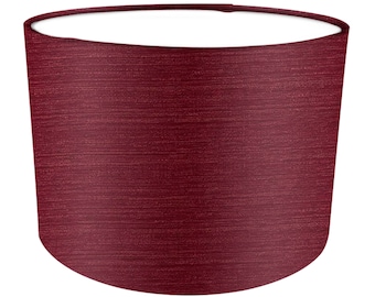 Rosso Fabric Lampshade, Handmade Lampshades, Table Lampshades, Ceiling Lamp shades, Red Lampshade, Handmade Lamp Shade