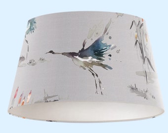 Voyage Bird Empire Lampshade, Handmade Lampshades, Table Lampshades, Ceiling Lamp shades, Empire Lampshade, Handmade Lamp Shade
