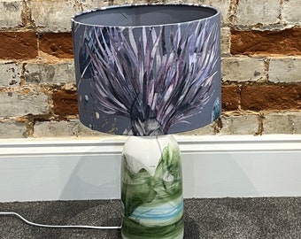 Elysium Lampshade, Handmade Lampshades, Table Lampshades, Ceiling Lamp shades, Grey Lampshade, Nursery Lampshade, Handmade Lamp Shade