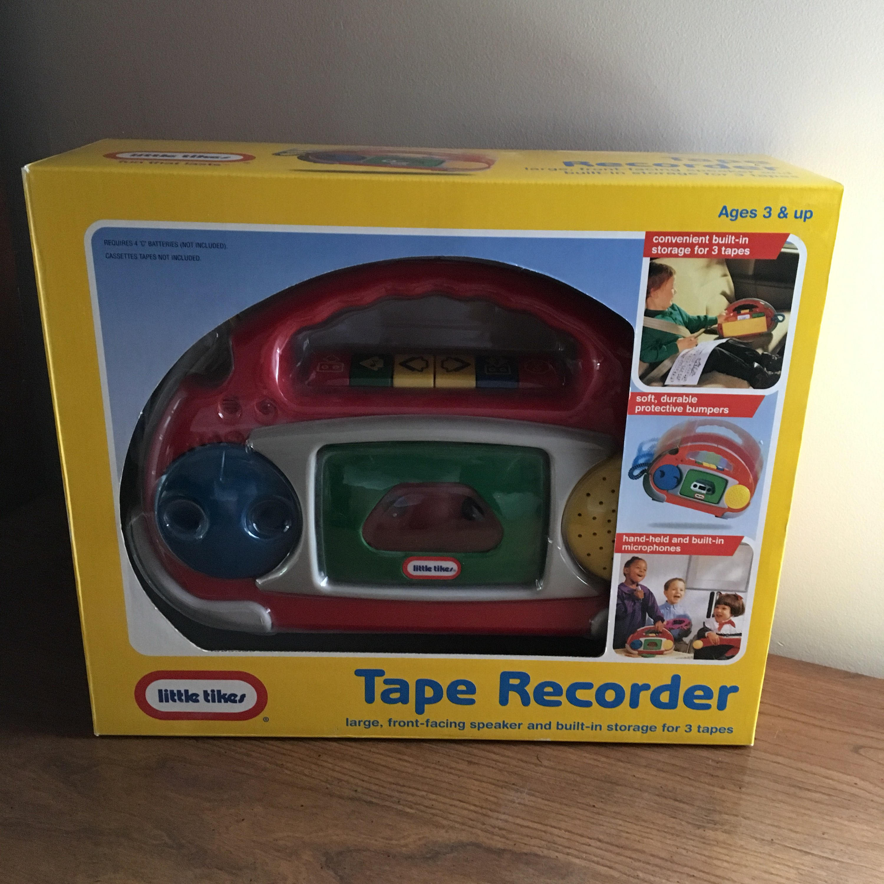 Vintage Tape Recorder gift Little Tikes Toy