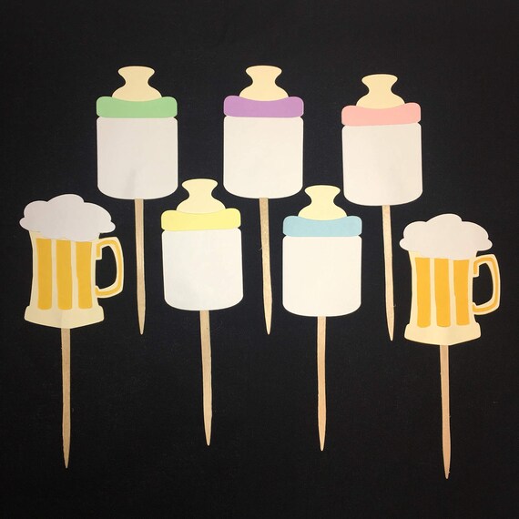 Baby Brewing Shower Baby Bottle Die Cuts Beer Mugs Die Cuts