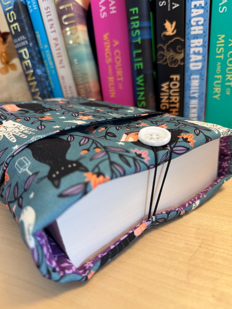 Black Cat Apothecary Book Sleeve | Padded Kindle Case image 3