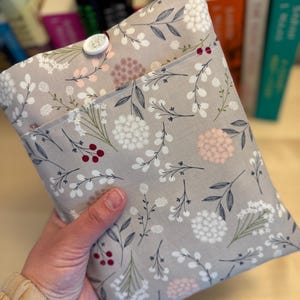 Spring Floral | Padded Book, E-reader Sleeve for Kindle, Kindle Case, Book Sleeve
