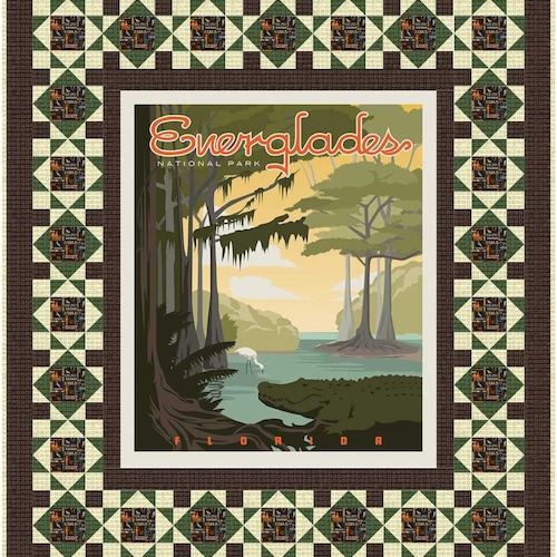 National Parks Panel Quilt Pattern Etsy