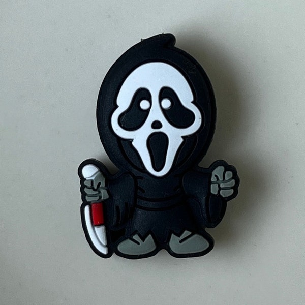 Horror movie guy Silicone bead