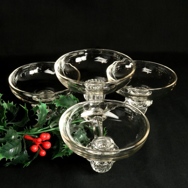 Cambridge Arms Triple Candelabra Base (chipped) with Four Nappy Bowls and Vase